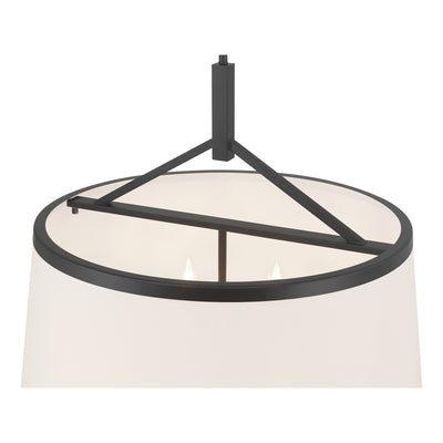 20.75'' Montrine Matte Black 6 Light Pendant