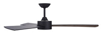 52 Inch DC Black Fan with Reversible Black Oak Blades and Remote