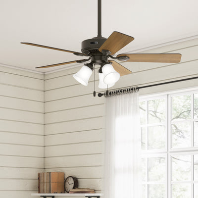 44 inch Swanson ENERGY STAR® New Bronze Ceiling Fan with LED Light Kit