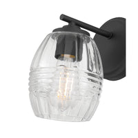 5.25'' Miravelle Matte Black 1 Light Wall Sconce