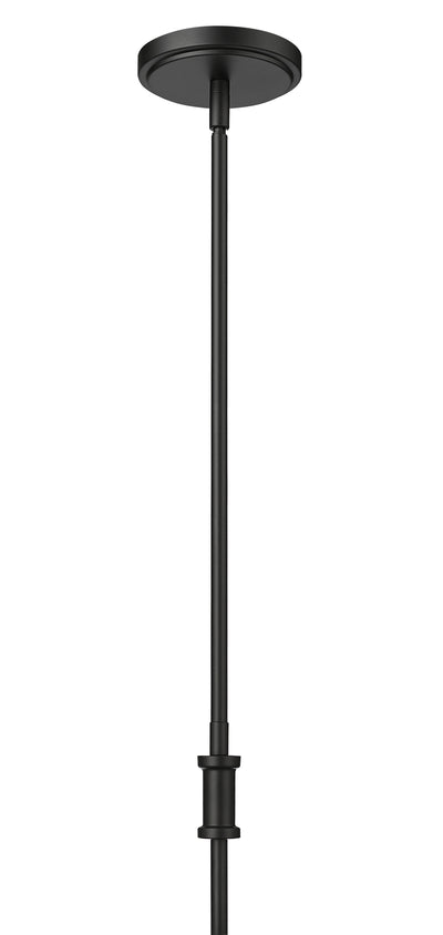 24'' Adorra Matte Black 3 Light Pendant