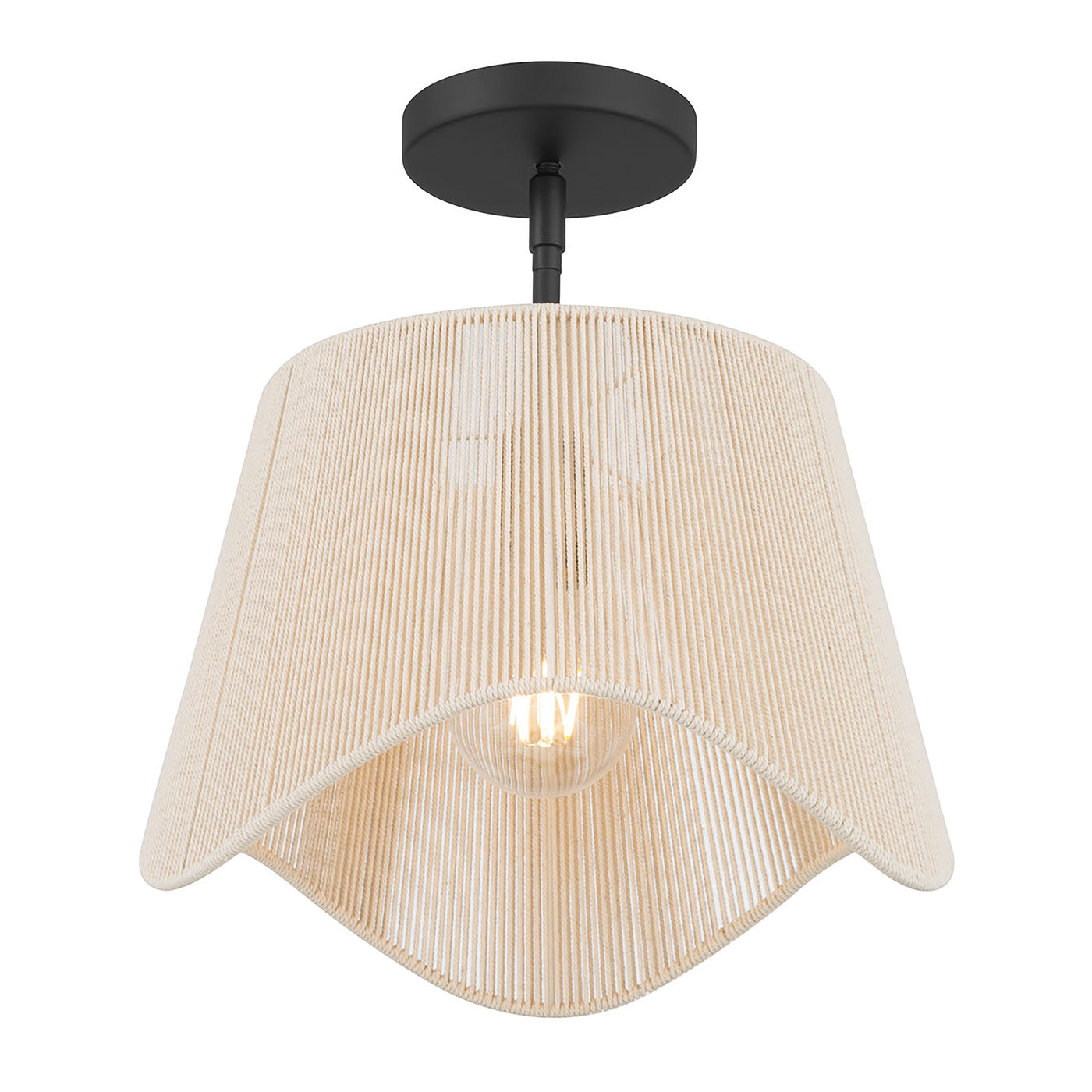9'' Tulara Matte Black 1 Light Pendant