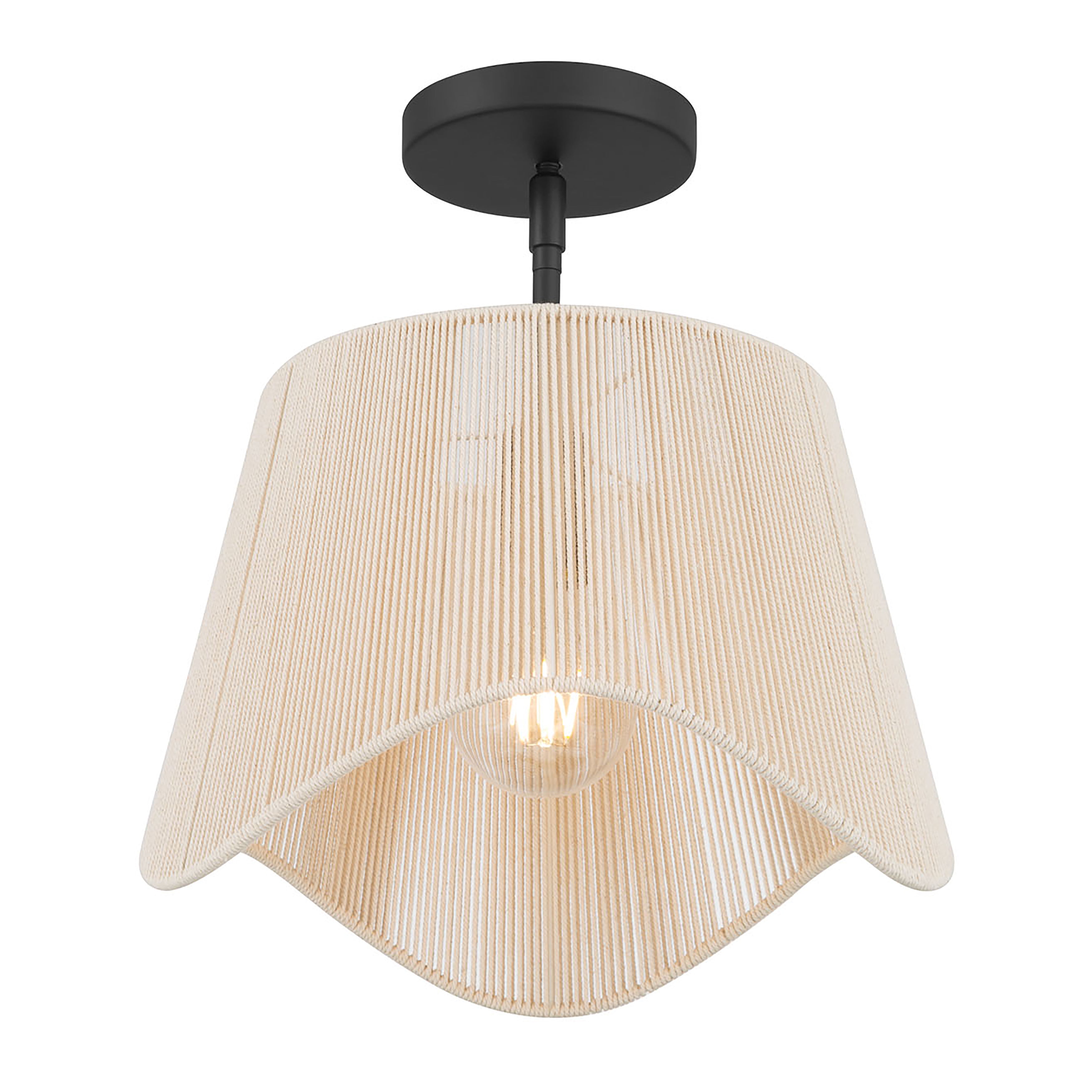 9'' Tulara Matte Black 1 Light Pendant