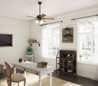 44 inch Swanson ENERGY STAR® New Bronze Ceiling Fan with LED Light Kit