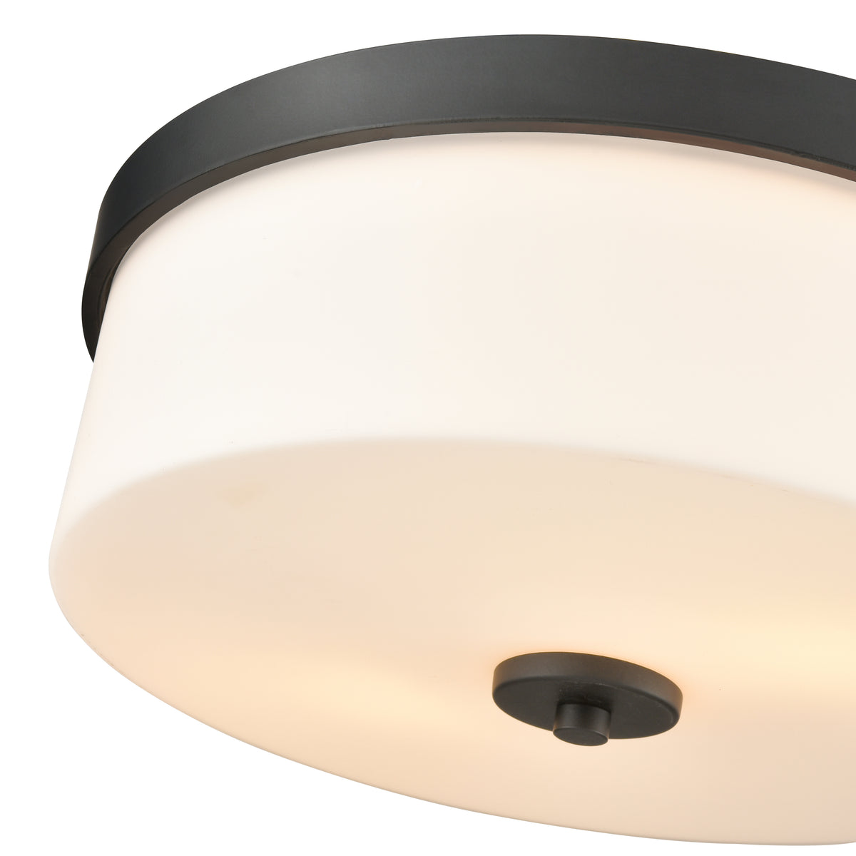 5'' Laphia Matte Black 2 Light Flush Mount