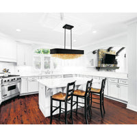 Medina 10 Light Black Chandelier