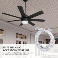 Hunter 60-72 inch DC Accessory Wire Kit