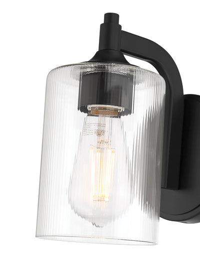 5'' Ryehouse Matte Black 1 Light Wall Sconce