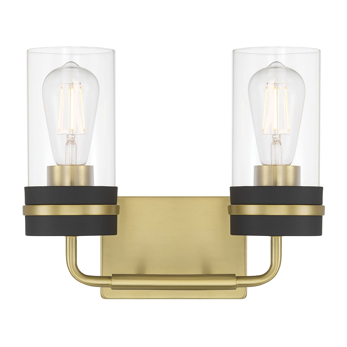 12'' Marbridge Vintage Brass 2 Light Bath Vanity