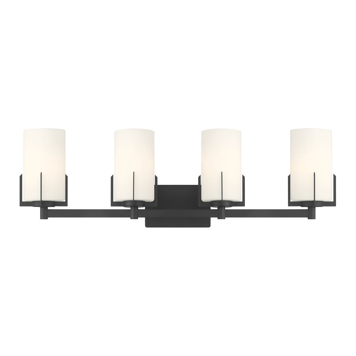 30.5'' Froselle Matte Black 4 Light Bath Vanity