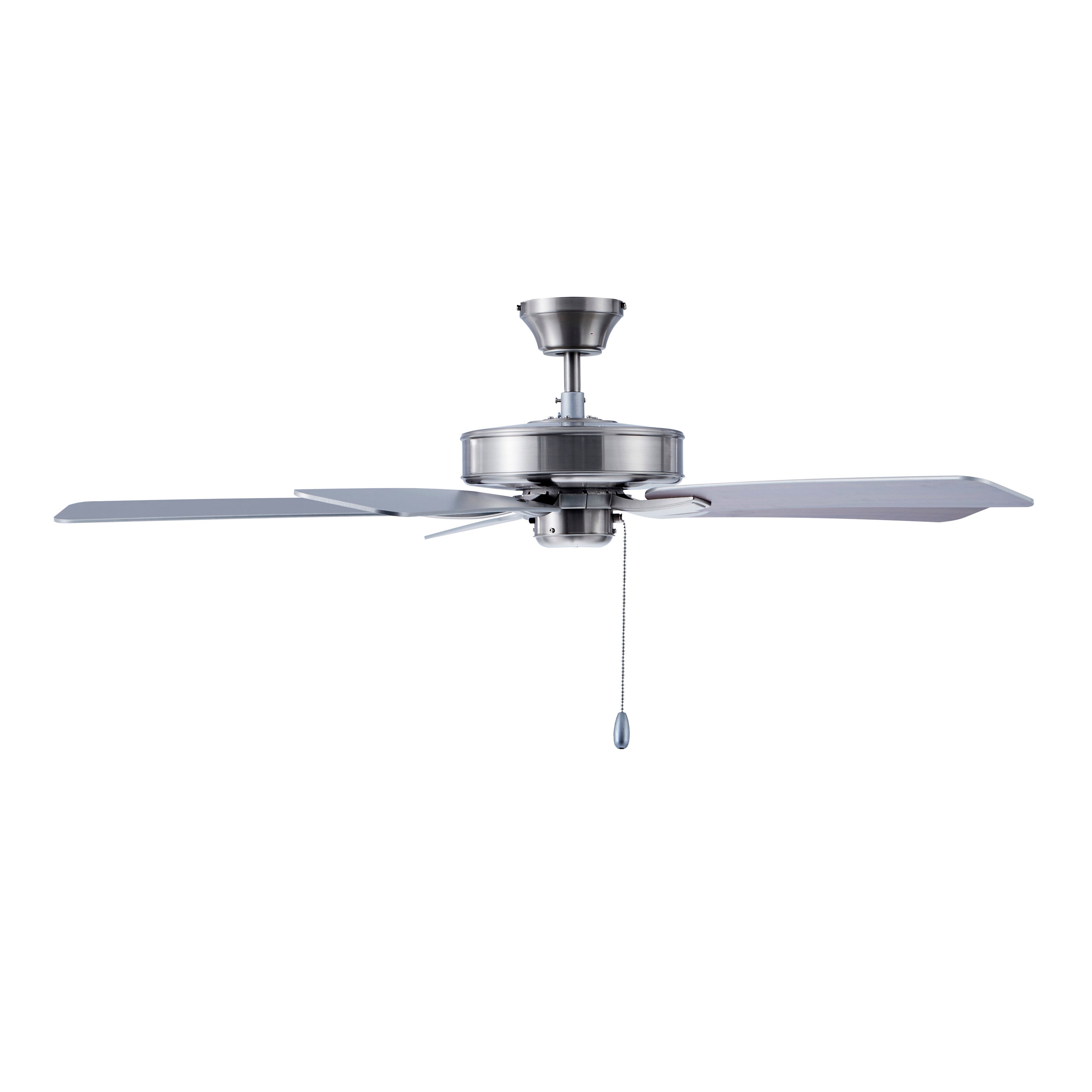 52 Inch Coltstaff AC Brushed Nickel Indoor Ceiling Fan 5-Blade Reversible