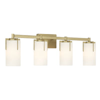 30.5'' Froselle Vintage Brass 4 Light Bath Vanity