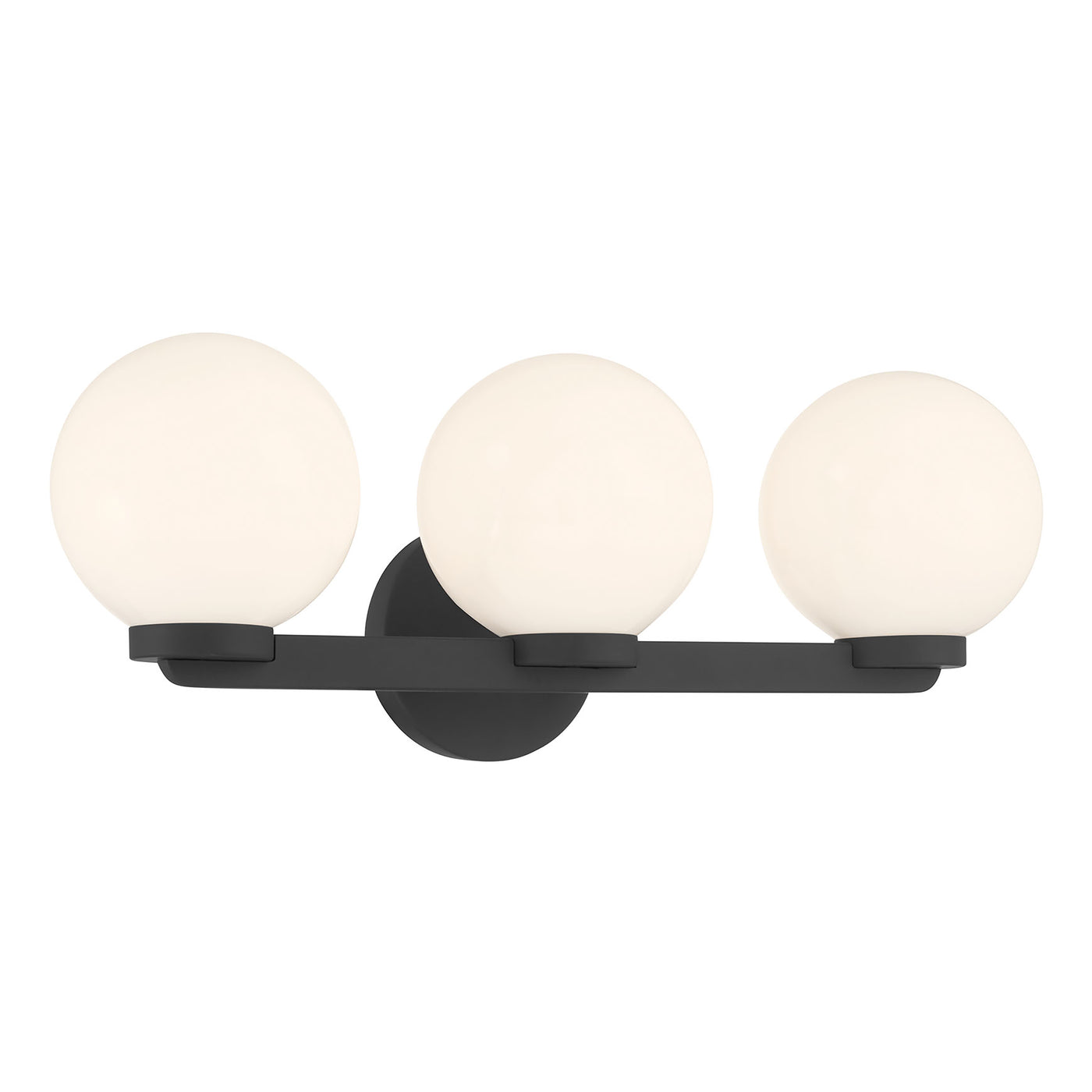 22'' Ardeva Matte Black 3 Light Bath Vanity