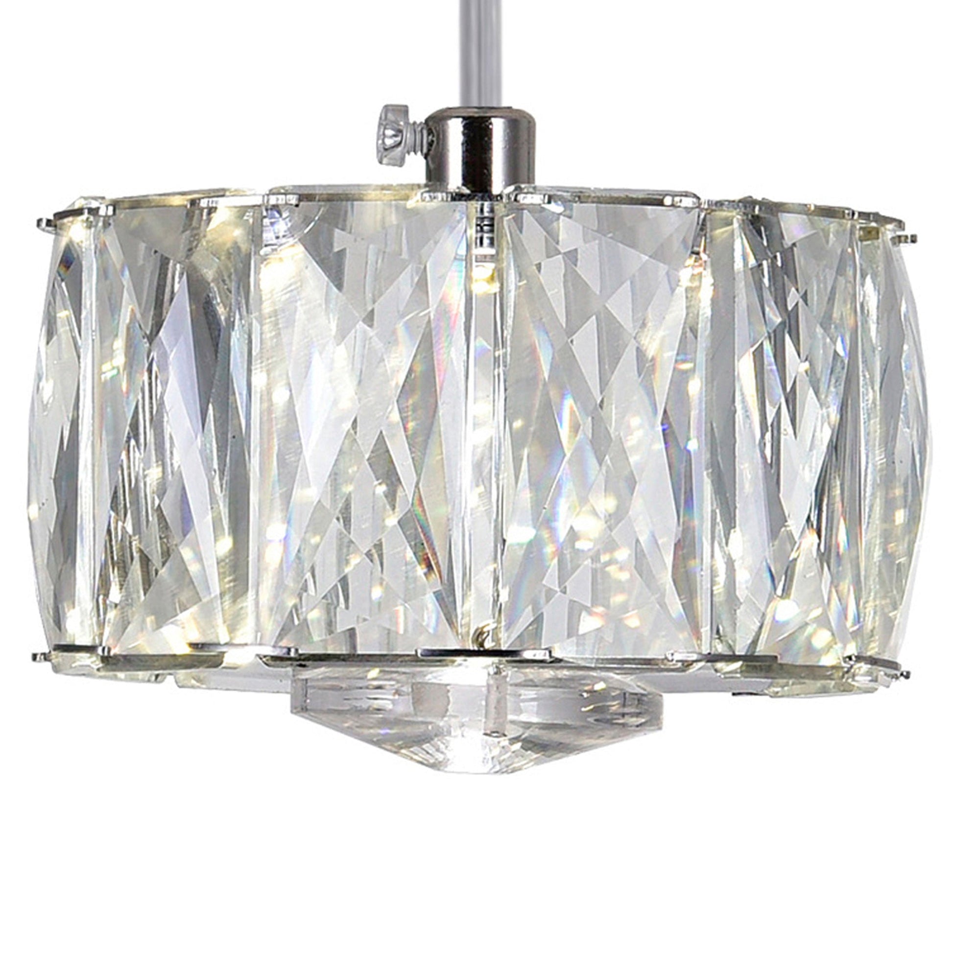 Milan LED Chrome Pendant Light