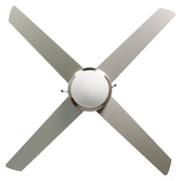 52 Inch Europa IV AC Brushed Nickel Indoor Ceiling Fan 4-Blade Reversible