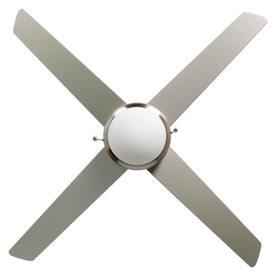 52 Inch Europa IV AC Brushed Nickel Indoor Ceiling Fan 4-Blade Reversible