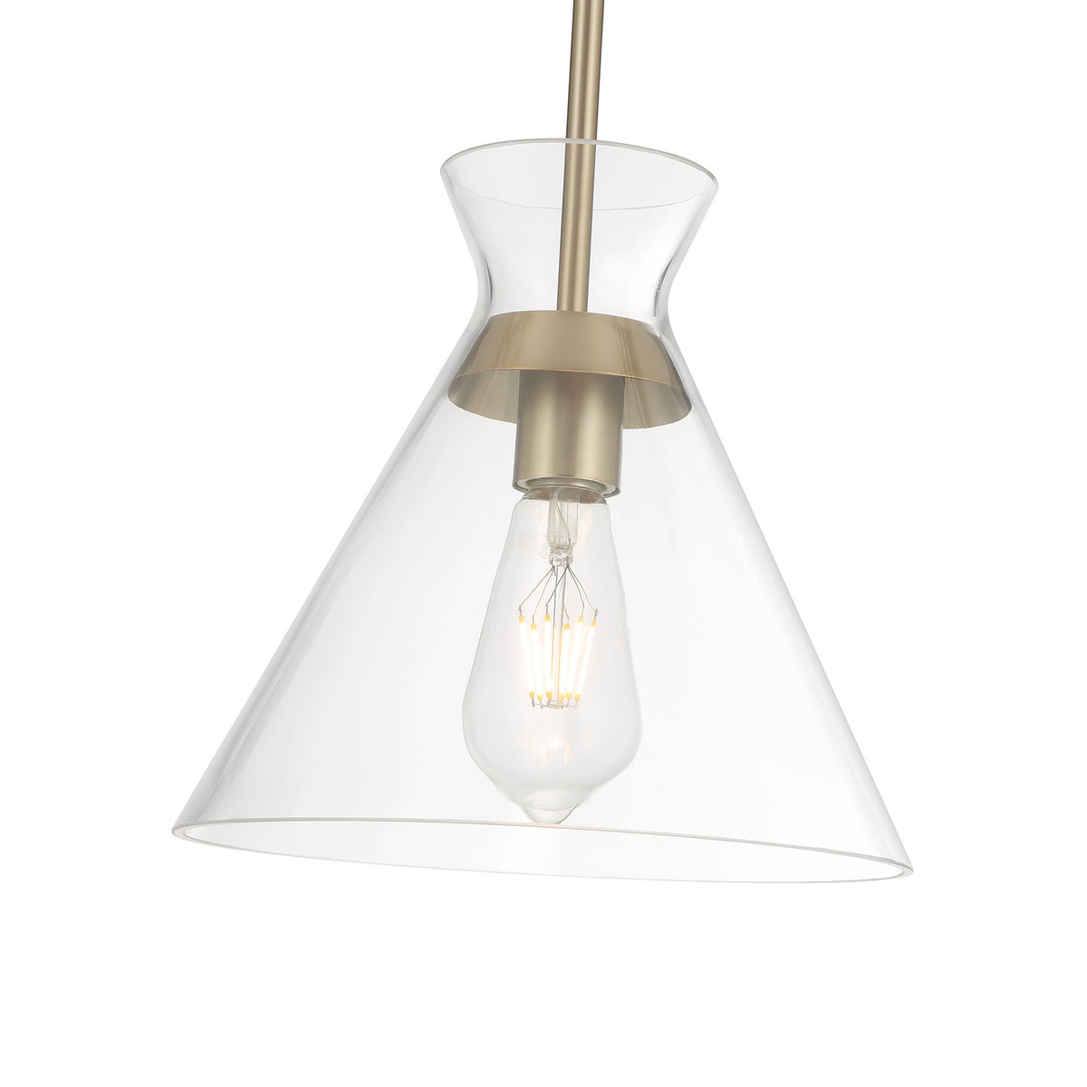9.75'' Amarella Modern Gold 1 Light Pendant