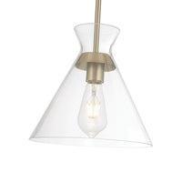 9.75'' Amarella Modern Gold 1 Light Pendant