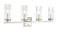 29.75'' Iversen Brushed Nickel 4 Light Bath Vanity