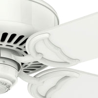 Casablanca 54 inch Panama ENERGY STAR® Snow White Ceiling Fan and Handheld Remote