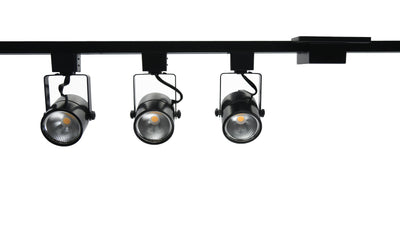 4-foot Black Track Lighting Kit