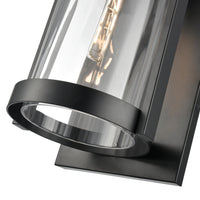10'' Braselton Powder Coated Black 1 Light Wall Sconce