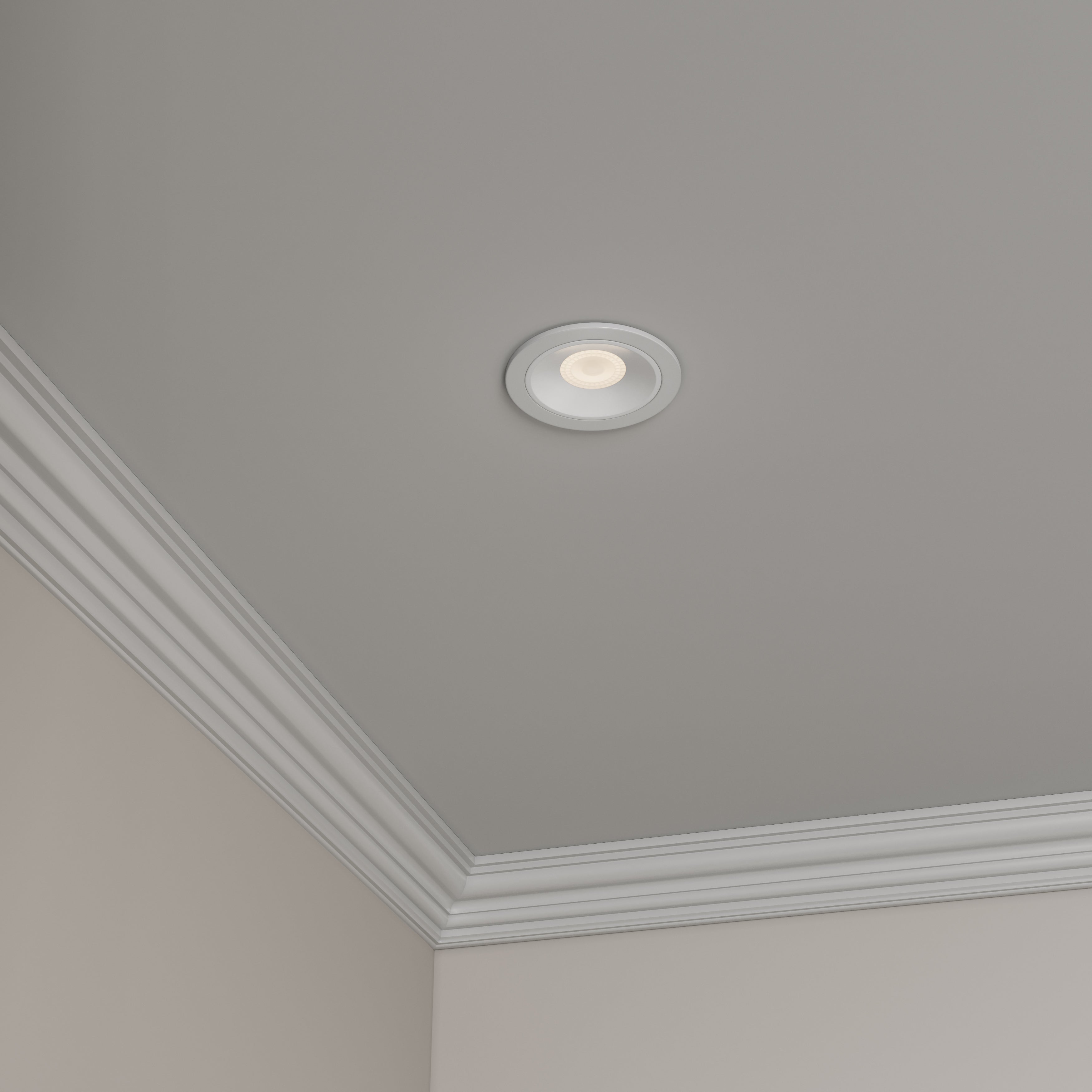 4-inch White Wall Light with 3000K Light, 11W Output and Dimmable LED