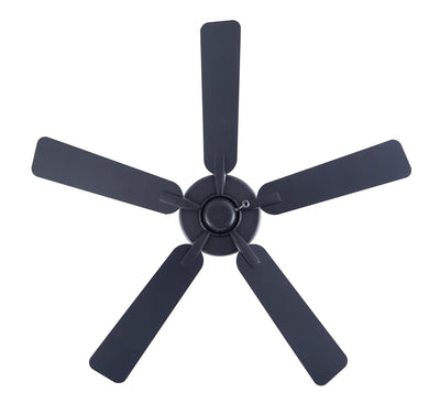 52 Inch Coltstaff AC Matte Black Indoor Ceiling Fan 5-Blade Reversible