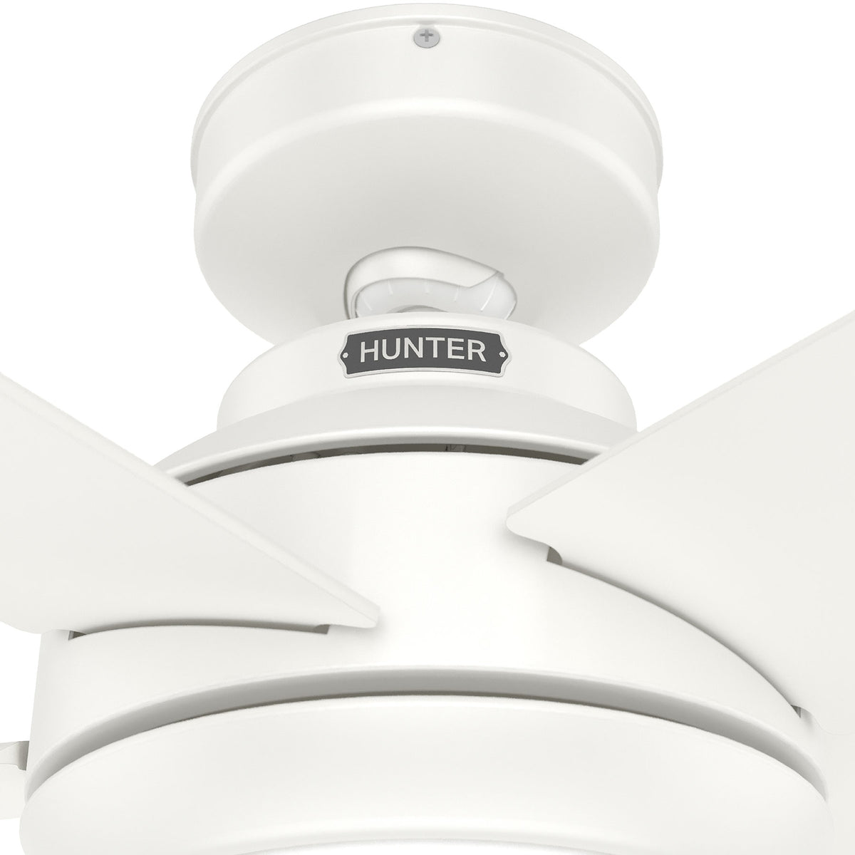52 inch Zayden Fresh White Ceiling Fan with LED Light Kit and Handheld Remote