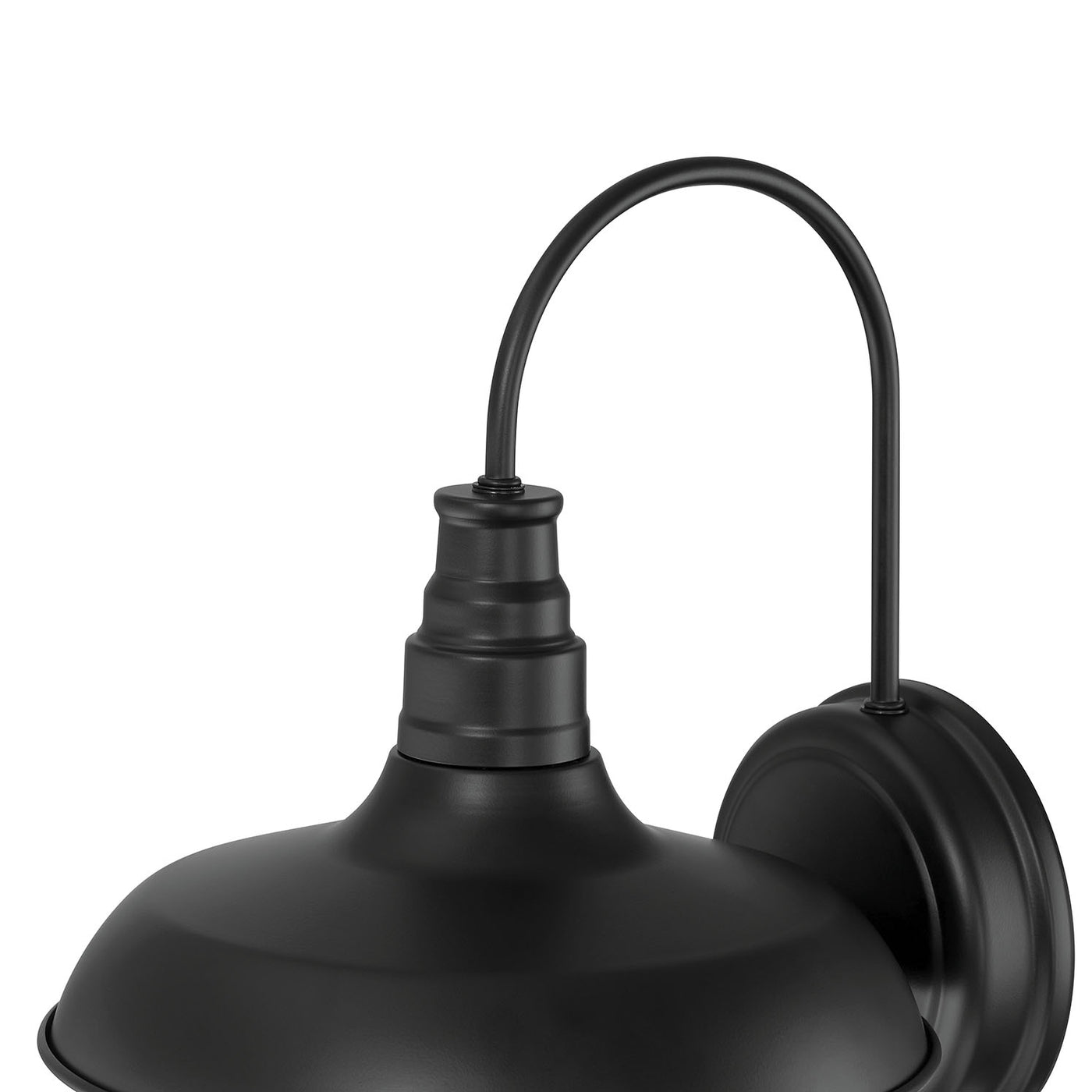 11'' Milltown Powder Coated Black 1 Light Wall Sconce