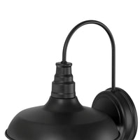 11'' Milltown Powder Coated Black 1 Light Wall Sconce