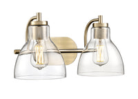 17.5'' Knightsdale Modern Gold 2 Light Bath Vanity