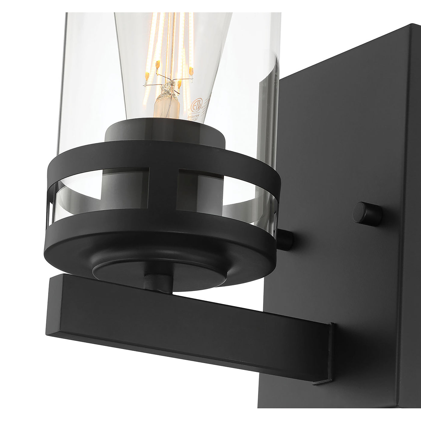 4.5'' Lunden Matte Black 1 Light Wall Sconce