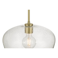 10.5'' Pomari Vintage Brass 1 Light Pendant