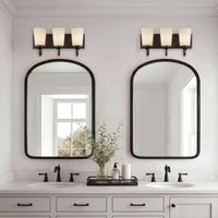 16'' Ivey Lake Matte Black 3 Light Bath Vanity