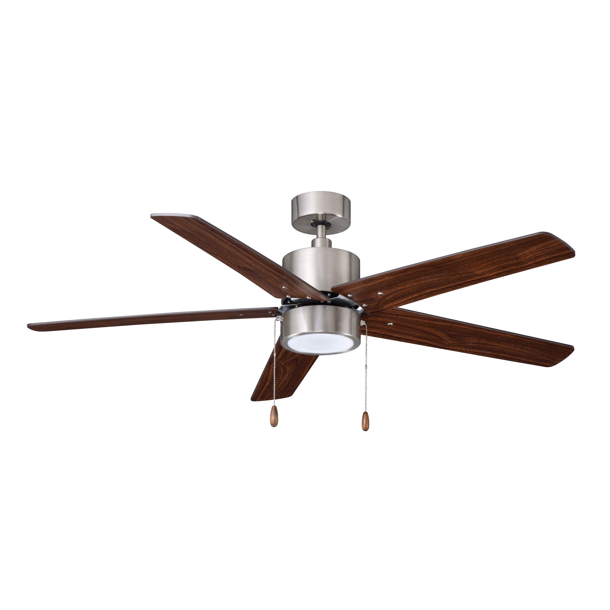 52 Inch Aldea VI Brushed Nickel Indoor Ceiling Fan 5-Blade Reversible