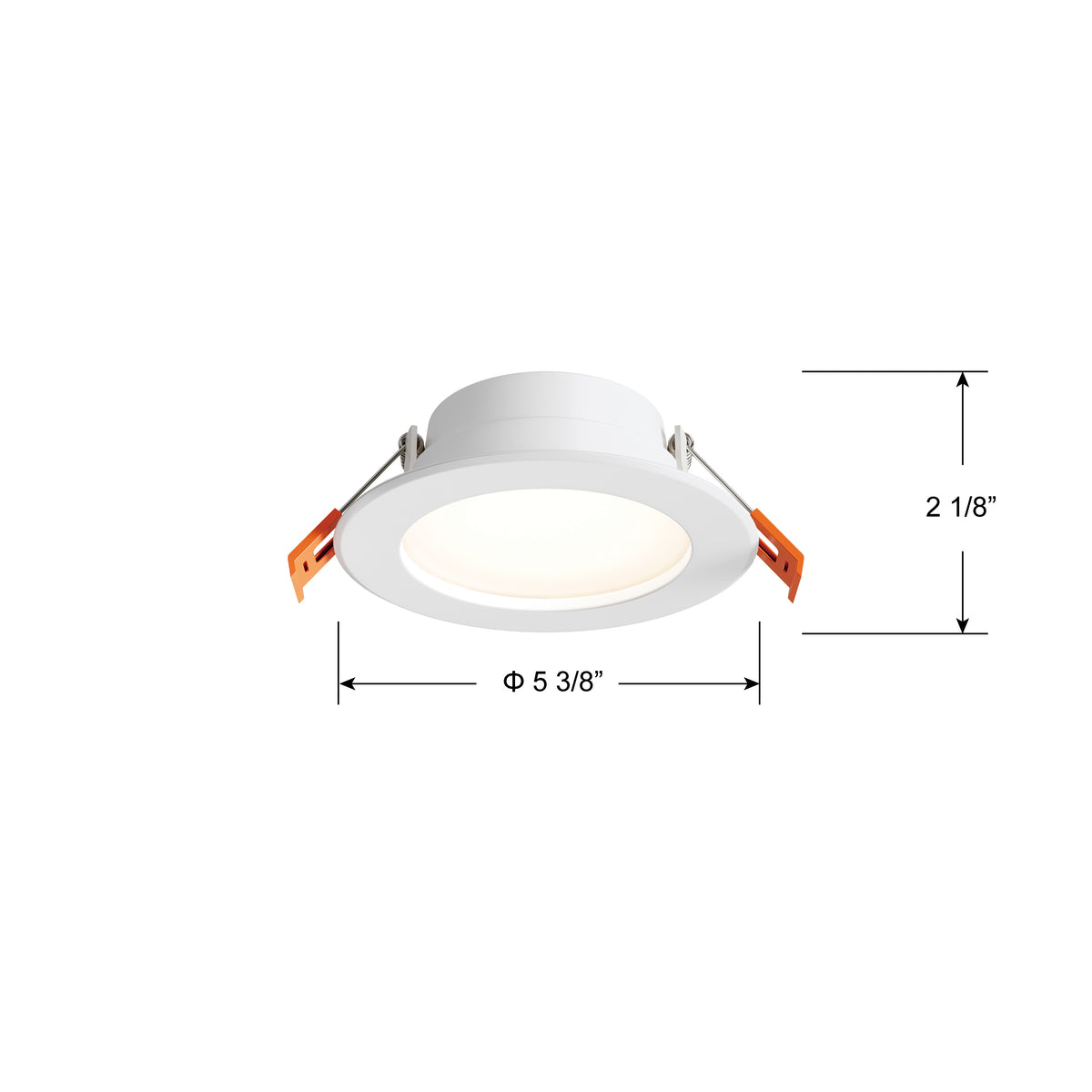 4-inch White Commercial Wall Light with 5-CCT Selectable White and 3W Output