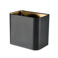 4.75-inch Powder Coated Black Outdoor Wall Sconce