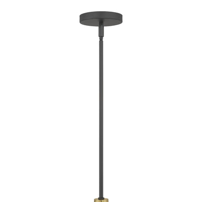 8.75'' Lustria Matte Black 1 Light Mini Pendant