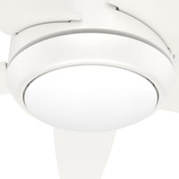 52 inch Zayden Fresh White Ceiling Fan with LED Light Kit and Handheld Remote