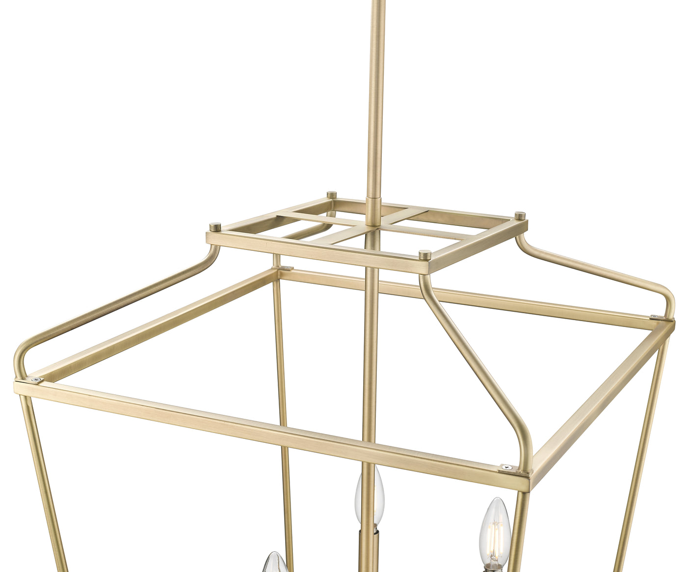 25'' Nellita Vintage Brass 5 Light Pendant
