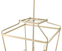 25'' Nellita Vintage Brass 5 Light Pendant