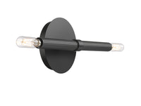 12.25'' Skyva Matte Black 2 Light Wall Sconce
