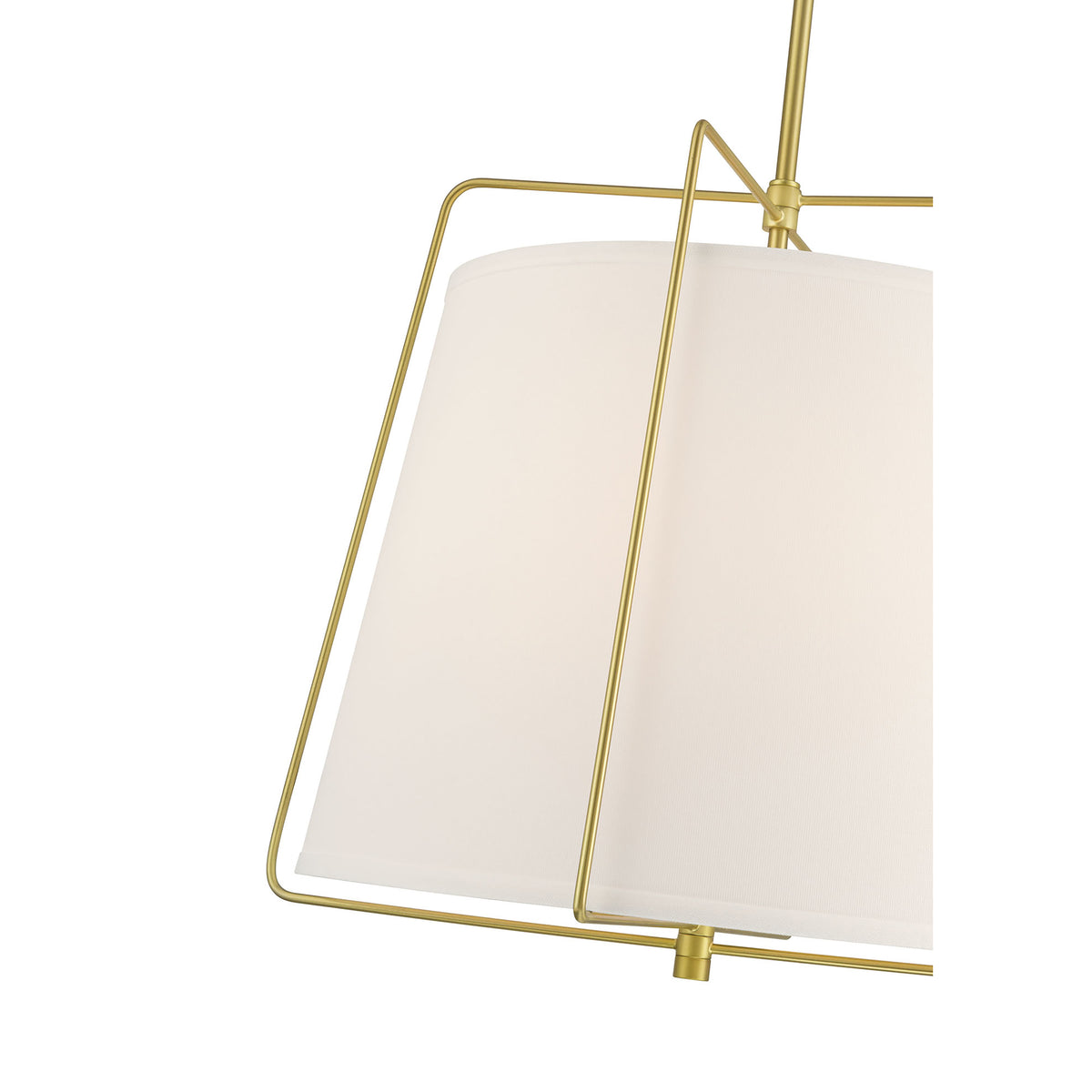 17.75'' Vellinor Vintage Brass 3 Light Pendant