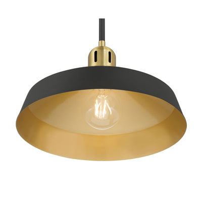 7.5'' Axlen Matte Black 1 Light Pendant