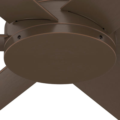 44 inch Kennicott Matte Bronze Damp Rated Ceiling Fan and Wall Control