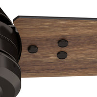 60 inch Cassius ENERGY STAR® Premier Bronze Damp Rated Ceiling Fan and Wall Control
