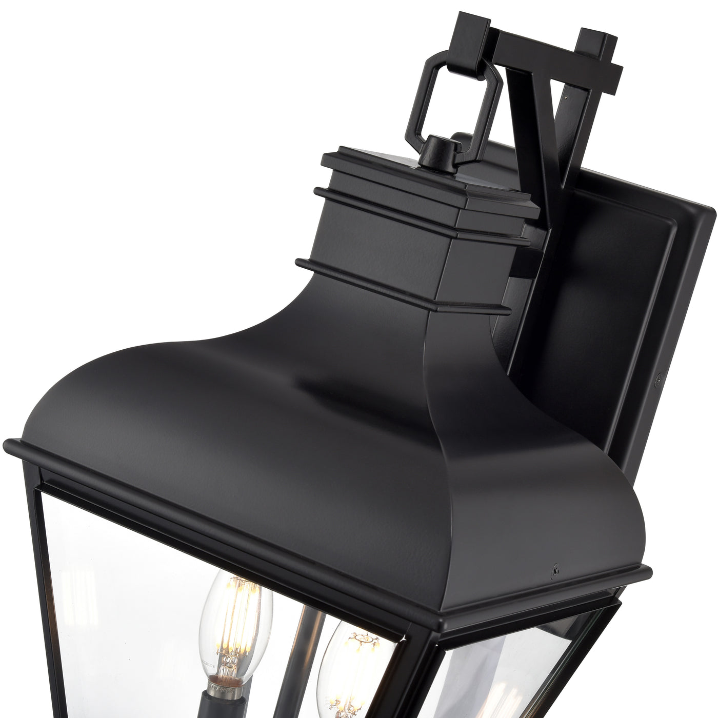 9.25'' Edenton Matte Black 2 Light Wall Sconce