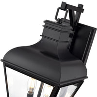 9.25'' Edenton Matte Black 2 Light Wall Sconce