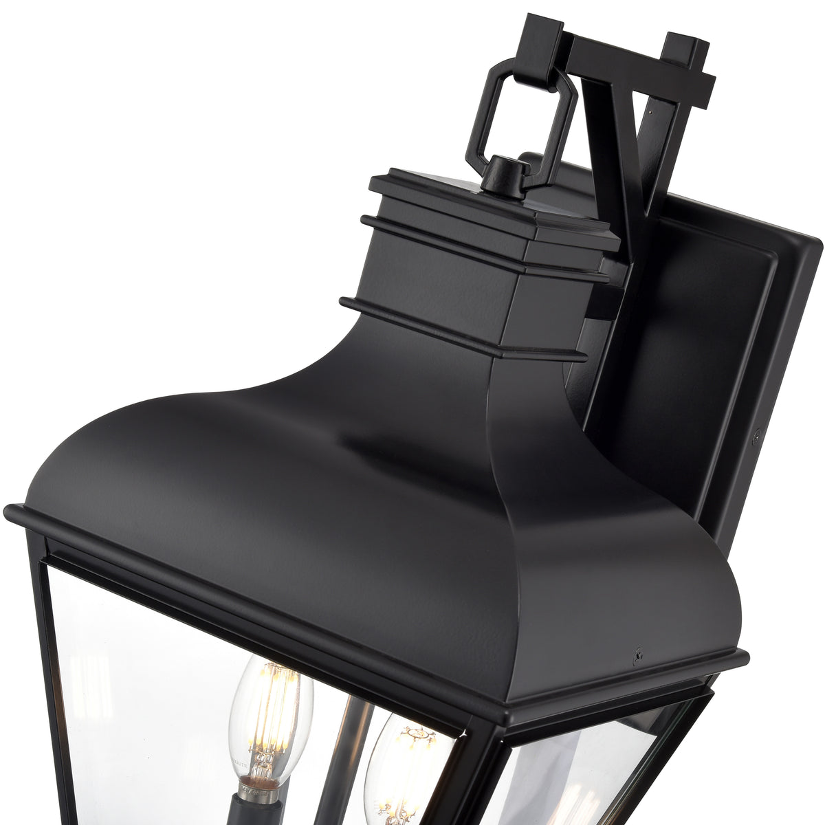 9.25'' Edenton Matte Black 2 Light Wall Sconce